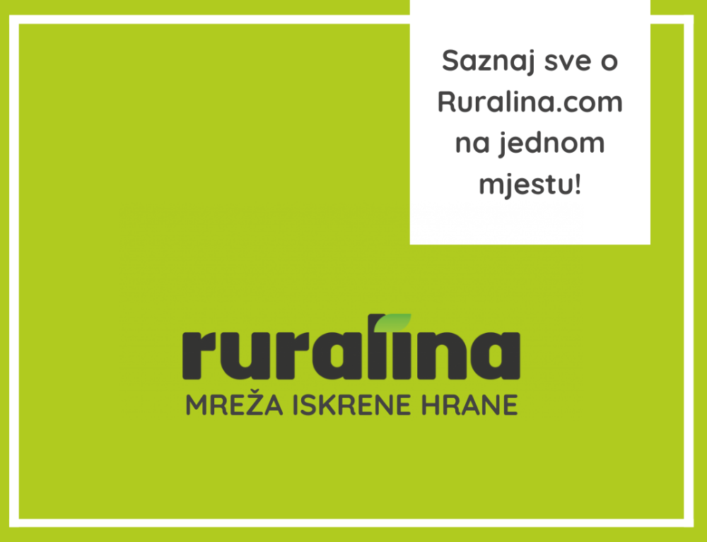 Dobrodošli na Ruralina.com - mrežu iskrene hrane!